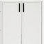 Meuble-lavabo double 73 po avec plateau en marbre de Carrare italien ARIEL Kelly-99405152