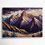 «Southwestern Patterns Sierra Peaks 228», art mural sur toile mauve-785691879