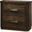 Table de chevet en bois Herminda