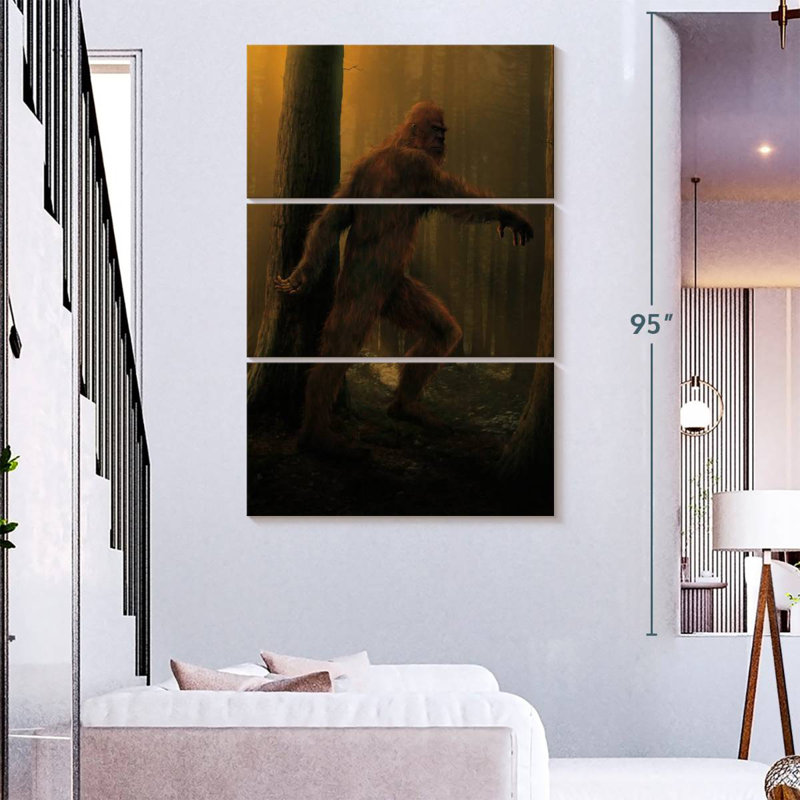 Kelan Bigfoot, 74" H x 48" W