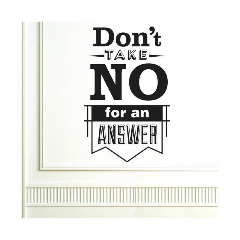 Wall Decal, Medium, Black