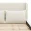 Simple Modern Upholstered Platform Bed with 2 Pillows-205462566-205462564