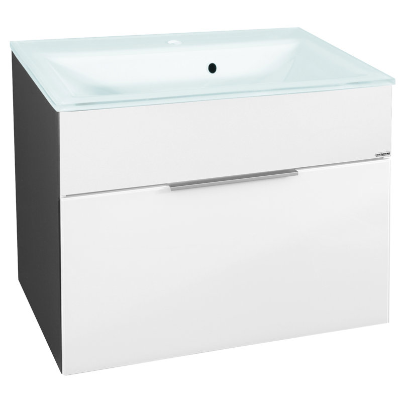 Bathroom Furniture Suite, Anthracite/White