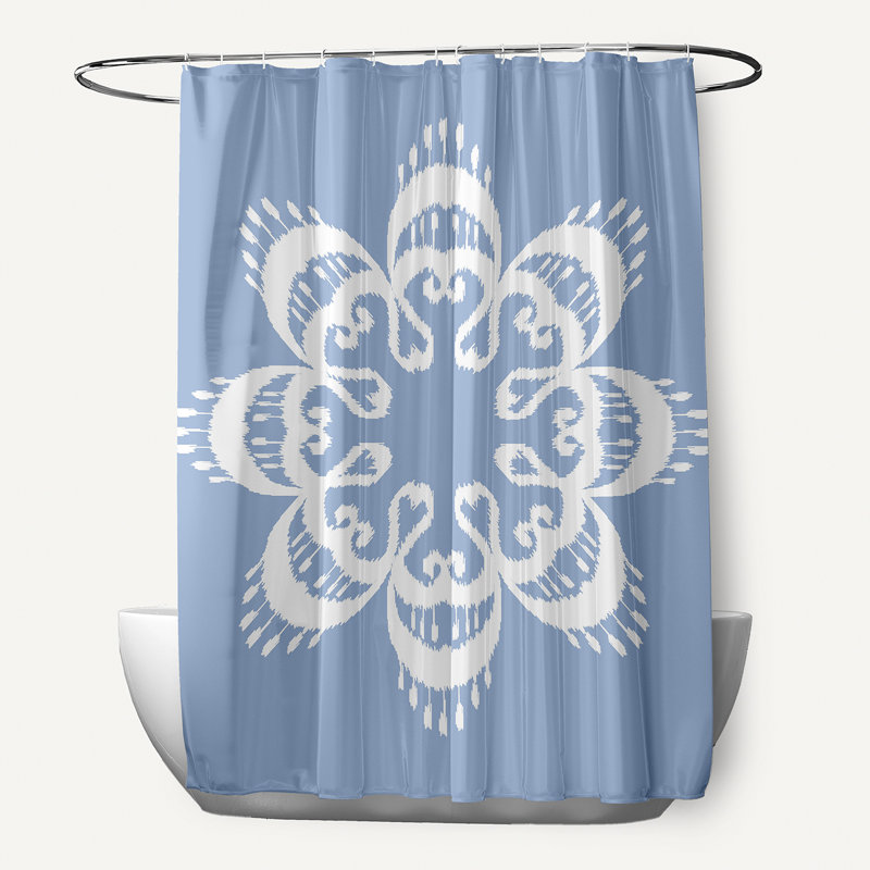Rideau de douche Groth, bleu