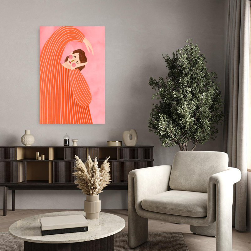 Art contemporain, art contemporain abstrait, H 36 po x l 24 po