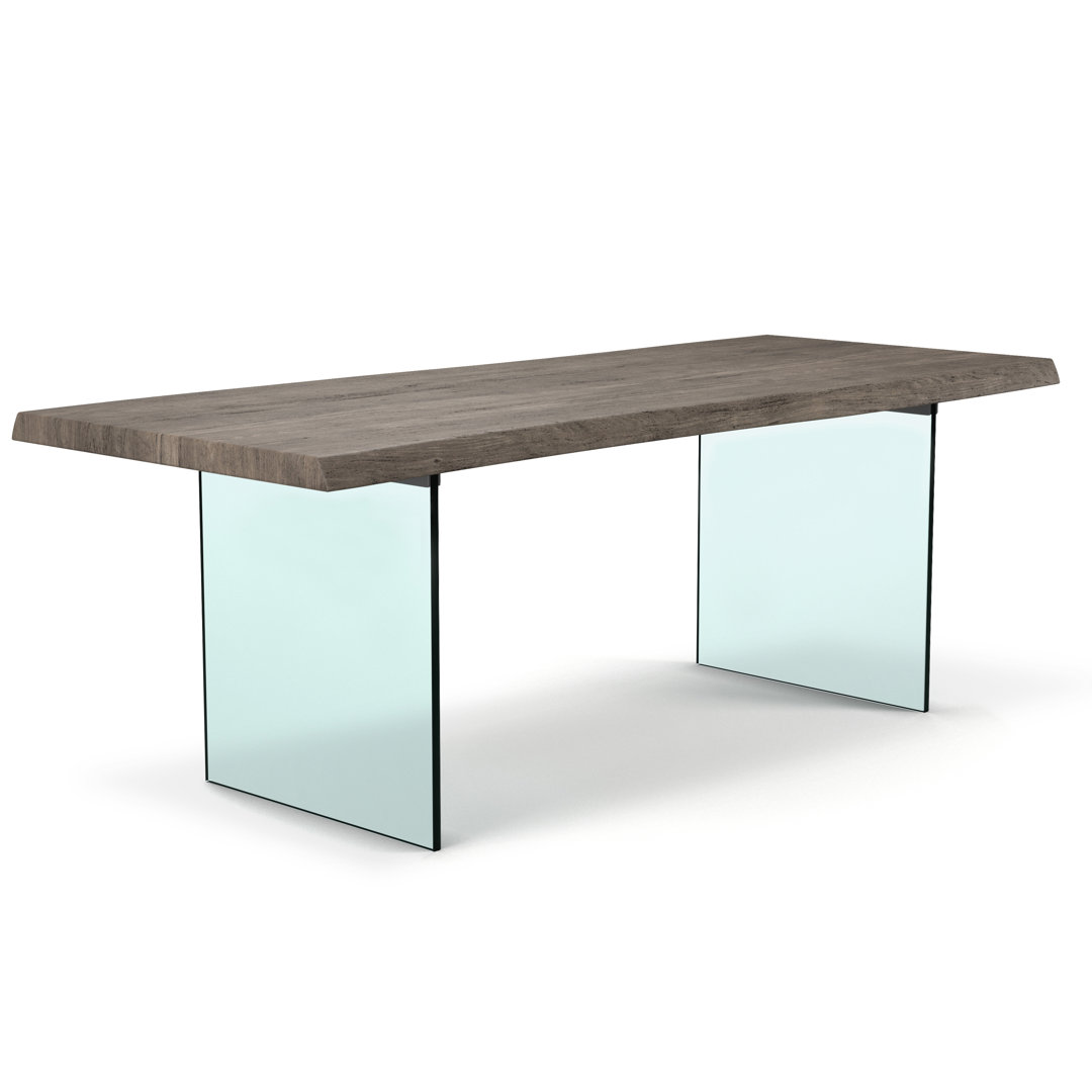 Colin Acacia Solid Wood Top Dining Table AllModern Top 
