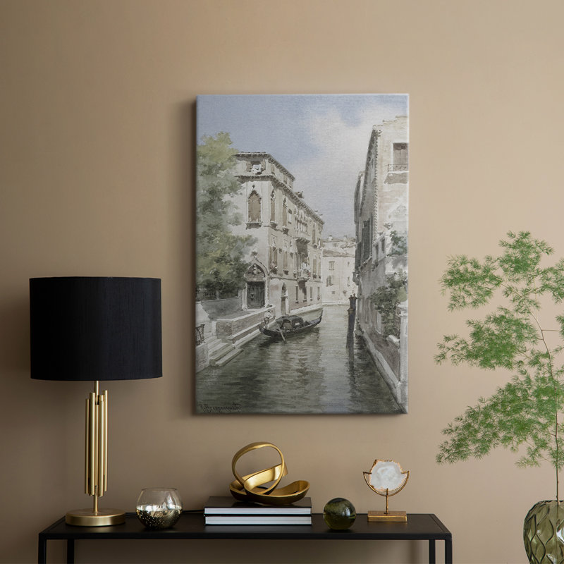 Paysage rétro CLX - galerie Cavas, H 48 po x l 32 po