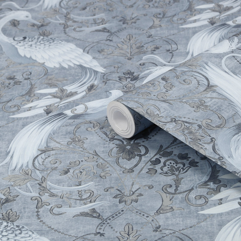 Tregaron Midnight Blue Removable Wallpaper