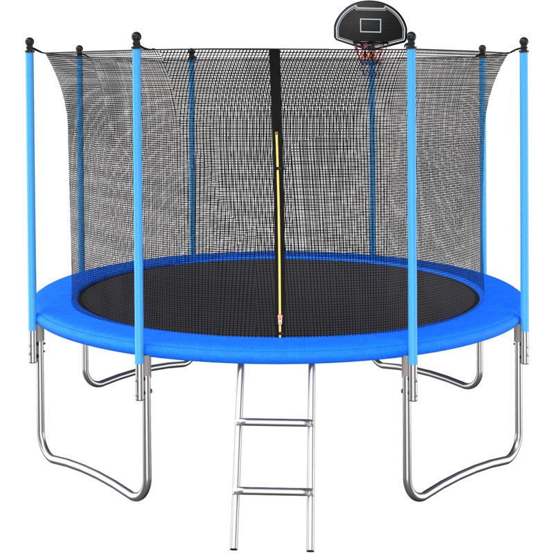 Filet de sécurité à l'intérieur pour trampoline 10 pi avec panier de basketball
