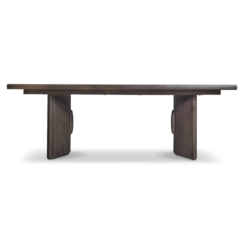 Geneve Oak Extendable Double Pedestal Dining Table