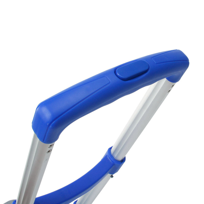 Chariot pliable portatif en aluminium pliable, Bleu