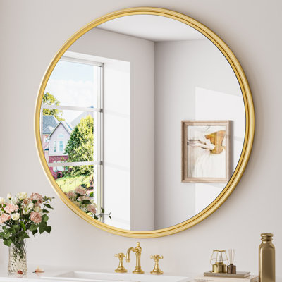 Miroir mural rond en verre trempé Evangerista