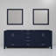 Meuble-lavabo double l 80 po x P 22 po et miroirs 30 po Jacques-2029759551
