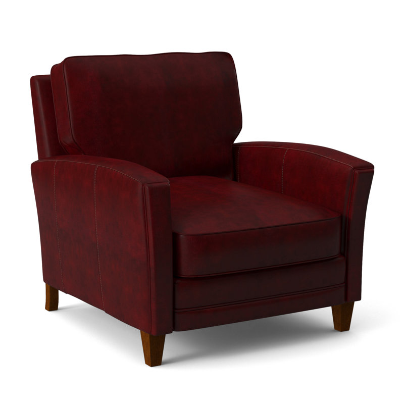Zion Armchair, New Classiques, Aline Light Gray Stonewash Genuine Leather