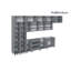 Cuisine moderne pleine grandeur en panneau de fibres à densité moyenne WALLKITCHENS FK-Serene l 180 x P 107 x H 96 -97830781