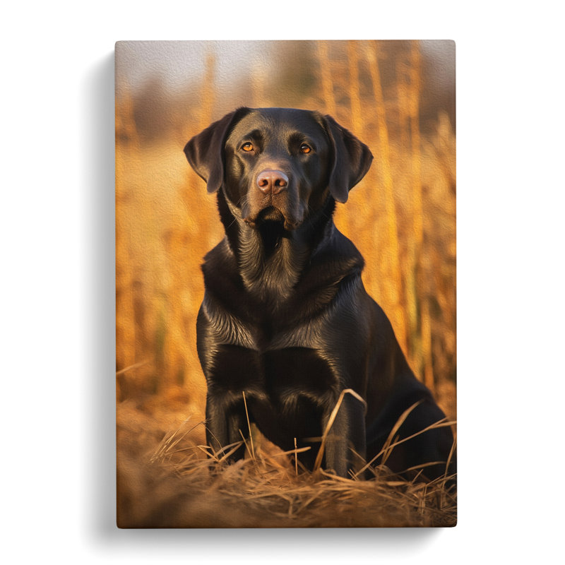 Labrador Retriever Symbolism - Wrapped Canvas, 50cm H x 35cm W x 3cm D