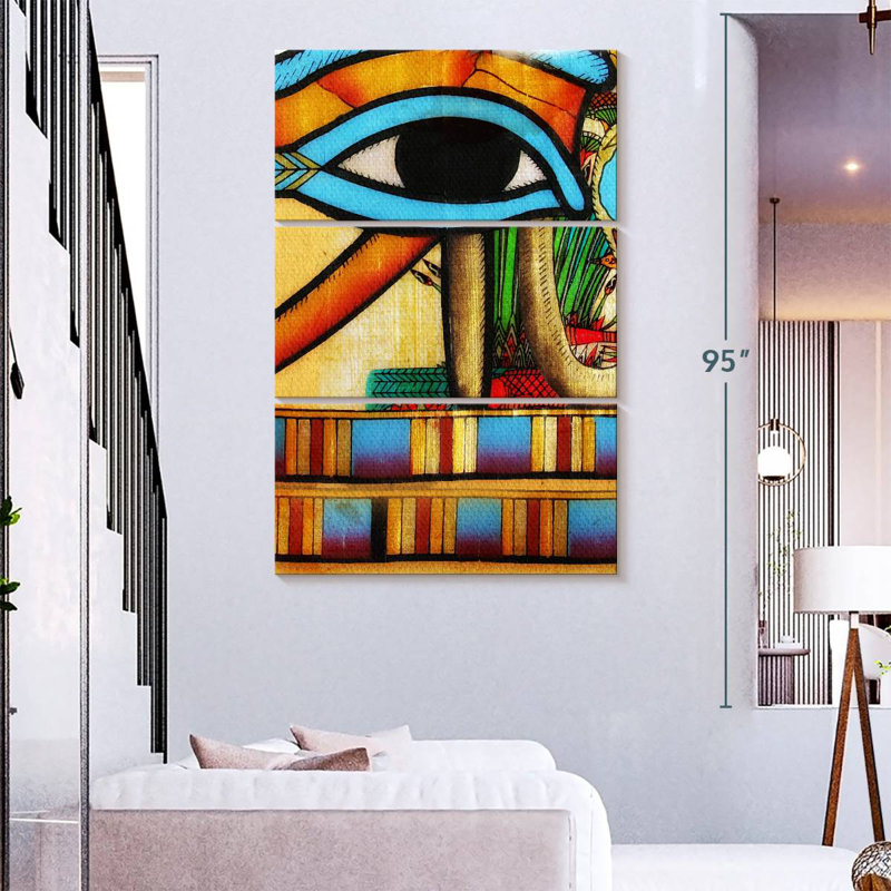 Keiri Abstract Eye, 74" H x 48" W