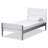 Axente Solid Wood Slat, Twin platform Bed, White/Grey 41.34'' H X 42.13'' W X 77.01'' L-1539399134