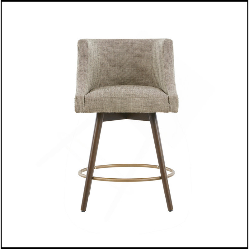 Tabouret de comptoir pivotant, Beige