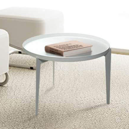 Tray Top End Table, White