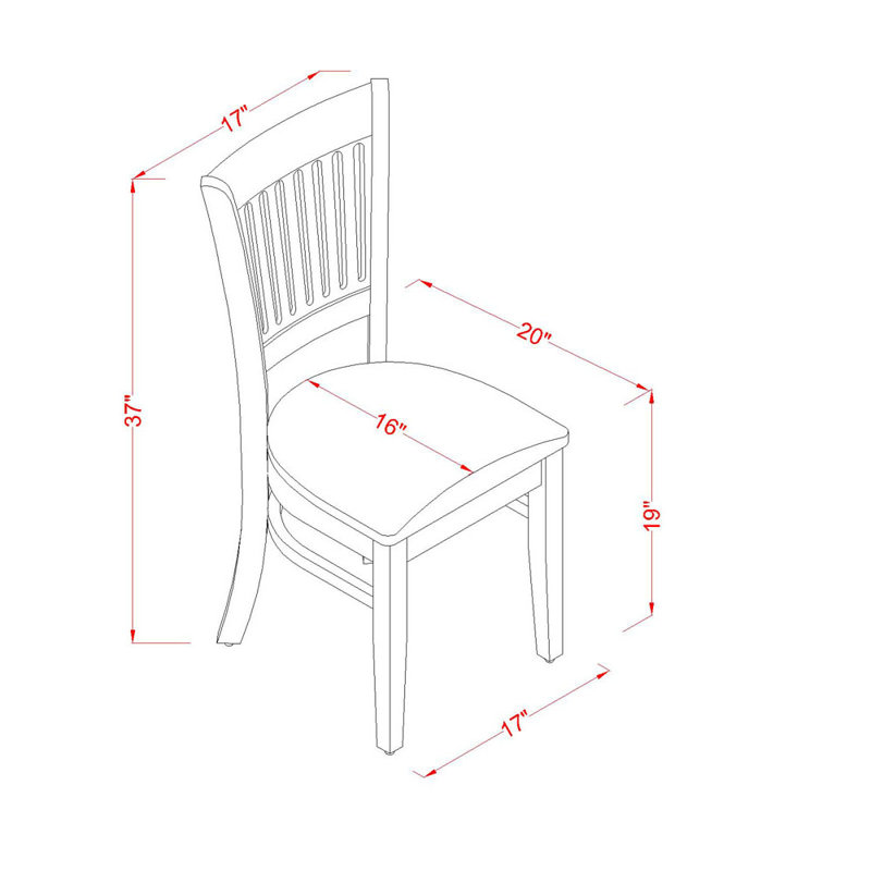 Chaises de salle à manger Vancouver - Ensemble de 2 chaises en bois et tissu lin, blanc lin, Lin blanc