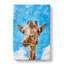 Chewing Giraffe - Wrapped Canvas-56643934