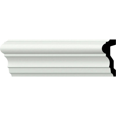 Endurathane Claremont Chair Rail, 4 1/4"H x 1 5/8"P x 94 1/2"L, Factory Primed (2-Pack)