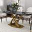 Ensemble de table de salle à manger moderne 7 pièces Zagan-959767344-975128226-959767345