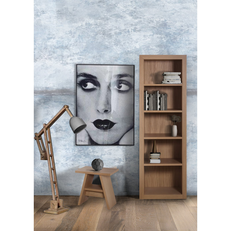 Mikkelsen 45cm W Manufactured Wood Bedside Table, Oak