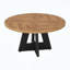 Table de bar ronde au design campagnard