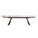 Moiser 78.8" To 110.2" Extendable Rectangular Sintered Stone Dining Table Seat 10-12
