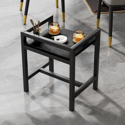 Mahjong Table Next To The Coffee Table Water Holder by Ebern Designs