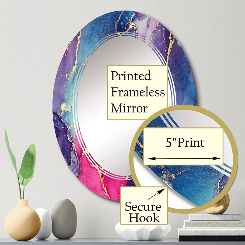 Miroir de salle de bain sans cadre, 30 po x 20 po