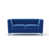 Velours bleu sélectionné