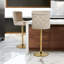 Aisja Swivel Upholstered Adjustable Height Counter Stool with Metal Frame-1690746065