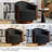 28"W Modern Vegan Leather Swivel Barrel Chair with Solid Wood Base-924994668