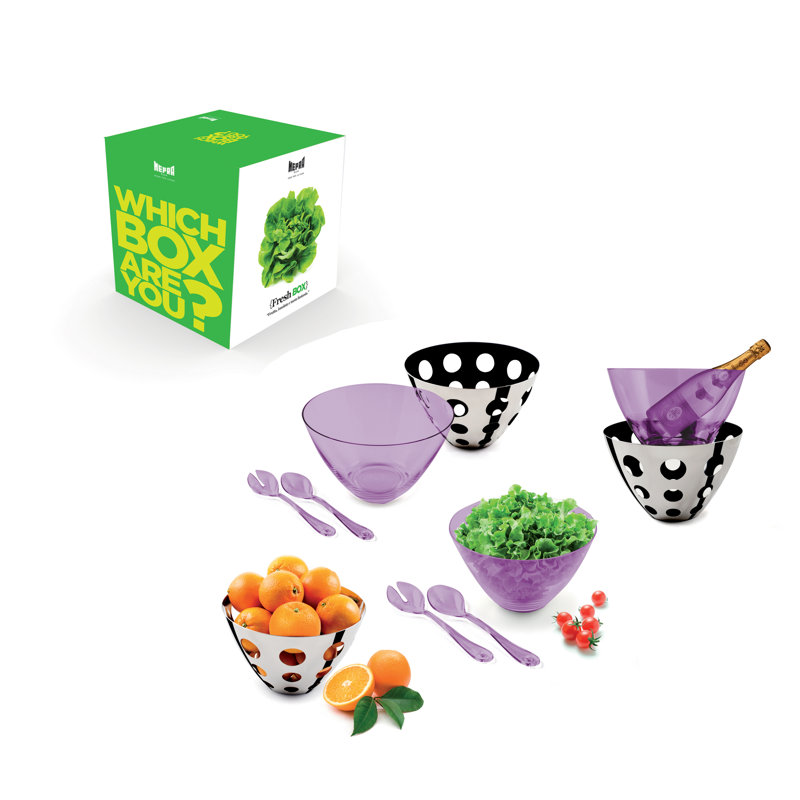 Bol à fruits en polycarbonate MEPRA, Quartz