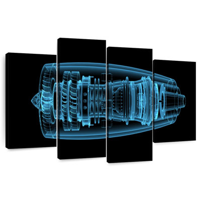 Laelle Airplane Engine Structure