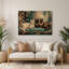 Chats Burmese Brown, art mural en métal-2125655788