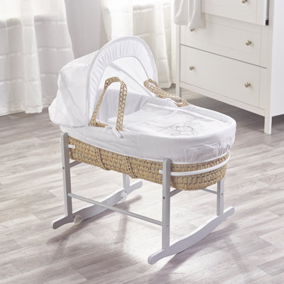 Moses Basket with Bedding with Mattress