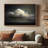 Dramatic Luminous Cloud Floating in Dark Sky Framed Print Wall Art-613778299-613778296