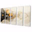 Maselli - Encre liquide, art mural abstrait, toile 5 pièces-106423730