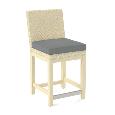 Tabouret de comptoir tissé