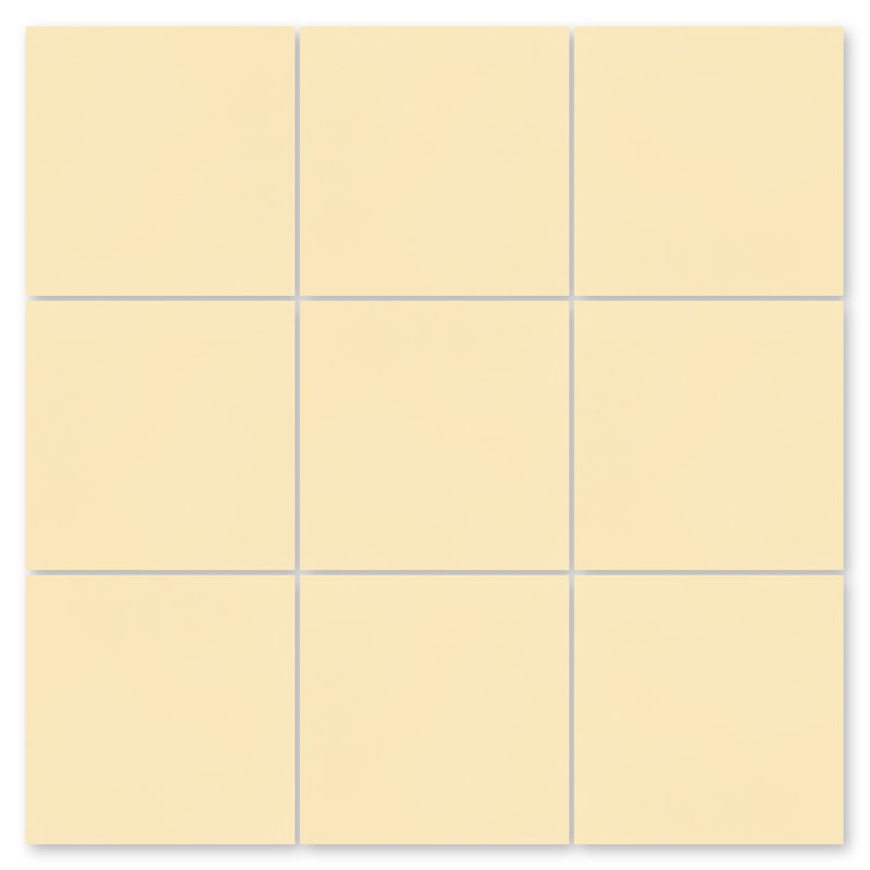 Solid straw 8" x 8" Cement Wall & Floor Tile, Straw