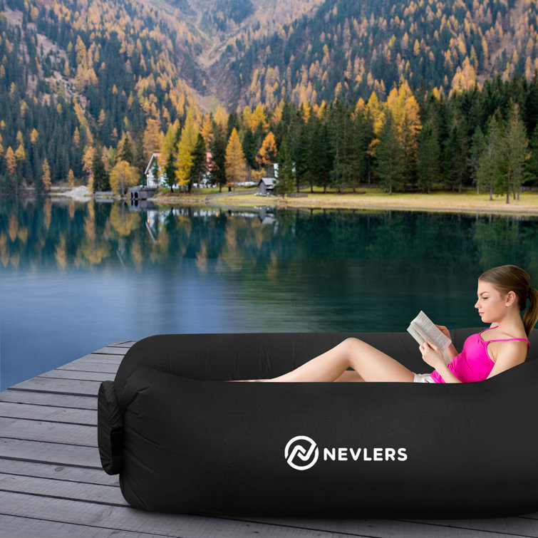Nevlers Inflatable Lounger Air Sofa - Portable Inflatable Couch For Camping, Outdoor Movie Seating