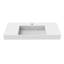 Plateau de meuble-lavabo simple 48 po avec lavabo Amelia-50563523