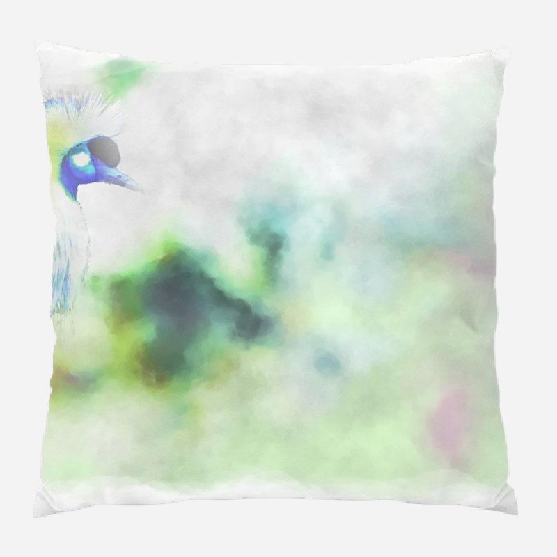Philpot Map Throw Pillow, Microsuede, Indoor