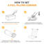 Ensemble de coussins de chaise berçante antidérapante double fixation-239823122