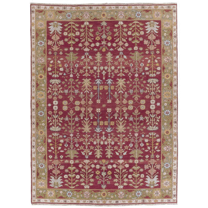 Baar Wool Oriental Indoor Rug, Rectangle 12' X 15'