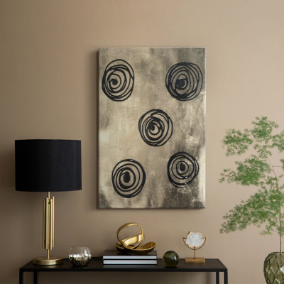 Quantum Circles II -Galery Enveloppé Cavas